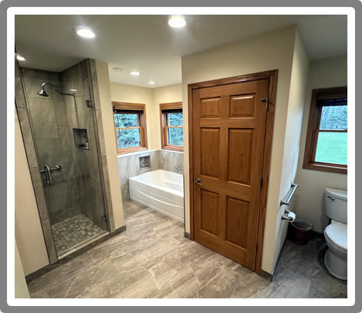 Bathroom Remodeling Services in Janesville's JC Builders Inc a Home Remodeling and Construction Company